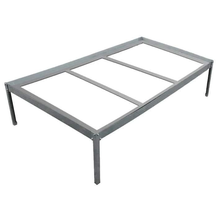 soporte bandejas cultivo para mesa en chapa galvanizada