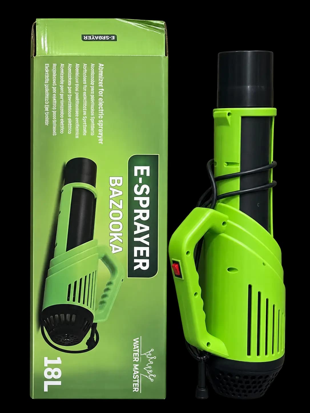 bazooka water master nebulizador