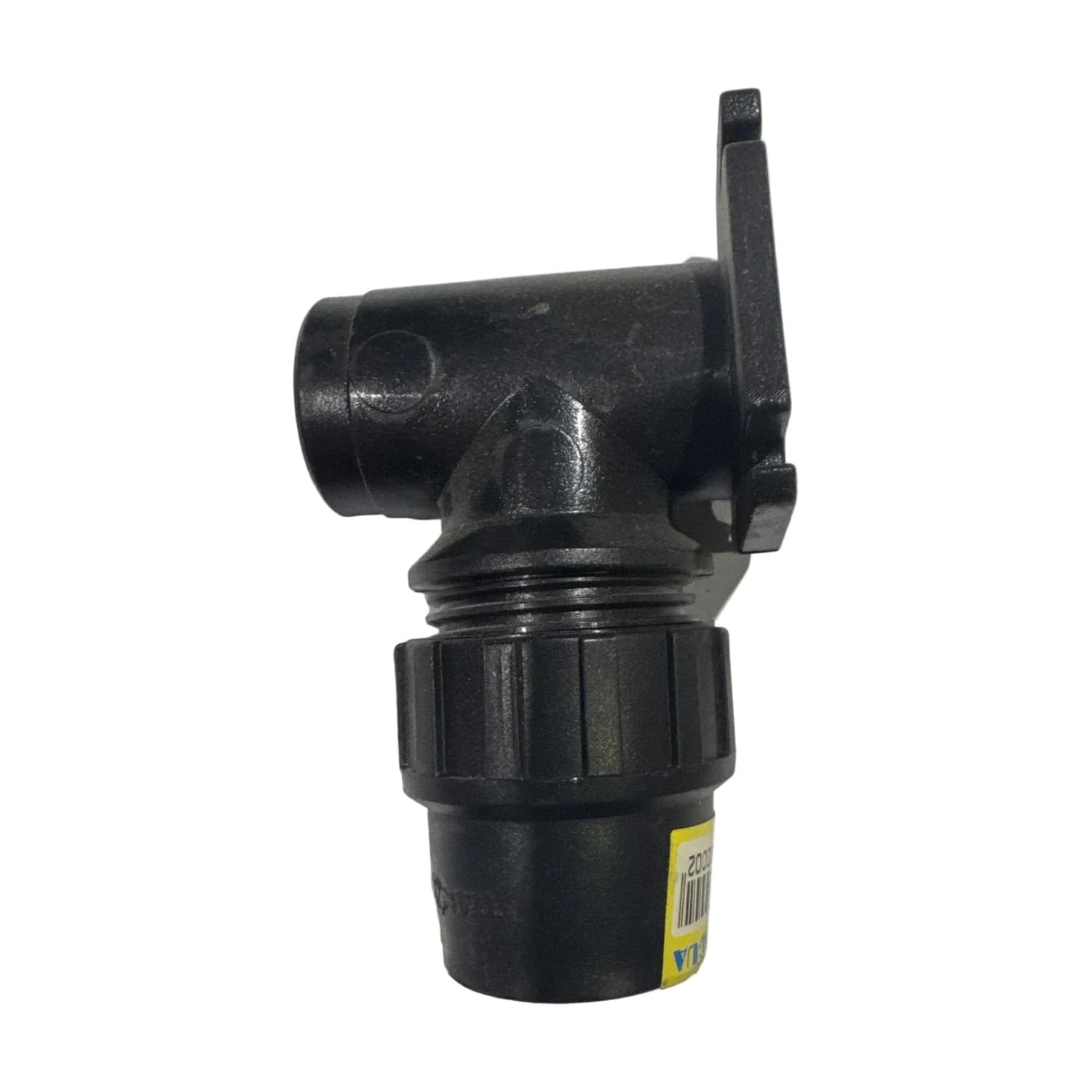 Codo grifo PP fitting 20x1/2 para riego por goteo - Imagen 1
