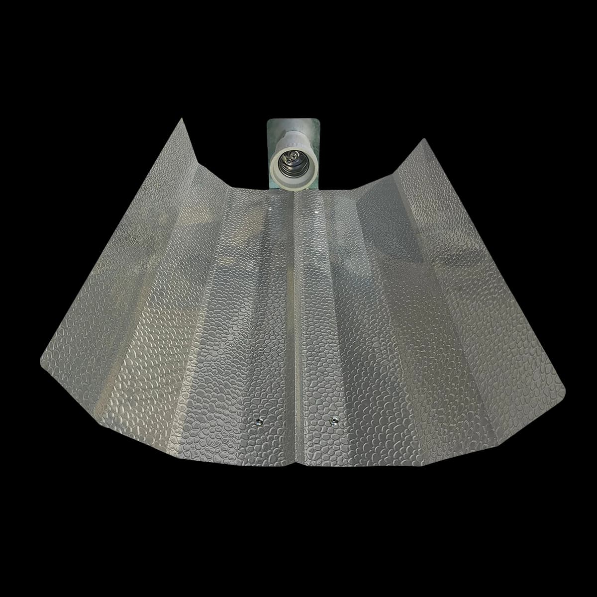 Reflector Platinum Estuco 47x47 con casquillo E40