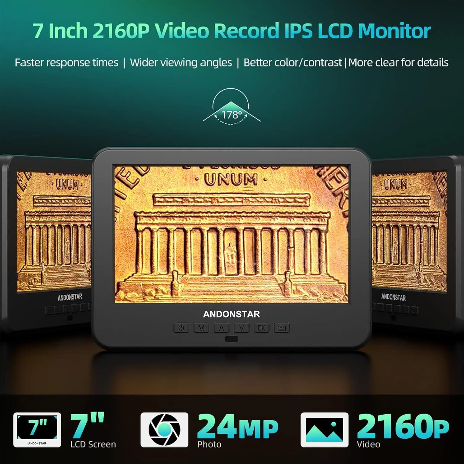 Andonstar AD246S-M microscopio digital HDMI 2000x - Imagen 6