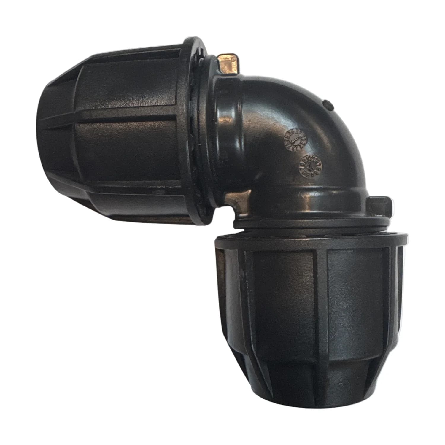 Codo 90º Fitting S-JOINT PP 25 para riego por goteo