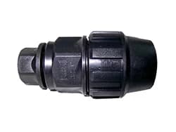 Tapón Fitting PP 25 para cerrar líneas de riego