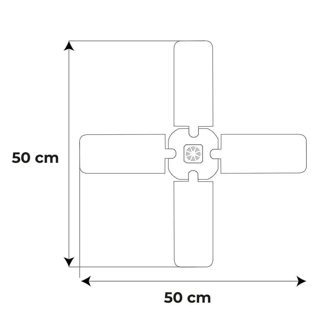 Lámpara LED E27 120W Agrolite 4.30 de paneles móviles - Imagen 3