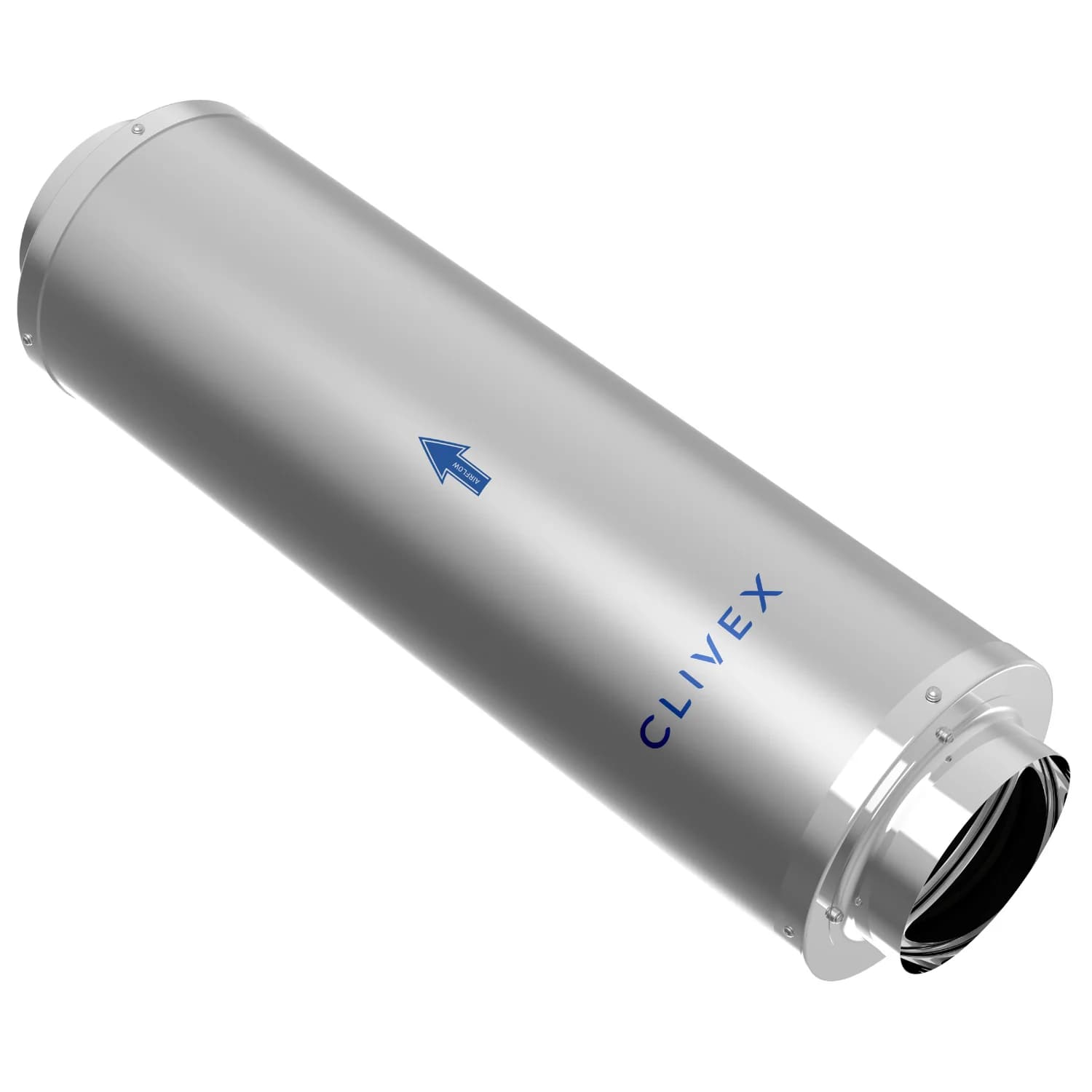 Clivex Filtro de carbón In-Line 250mm 3000-3300m³/h - Imagen 2