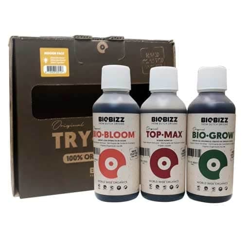 Try Pack Outdoor Biobizz – Nutrición orgánica fácil para tus plantas