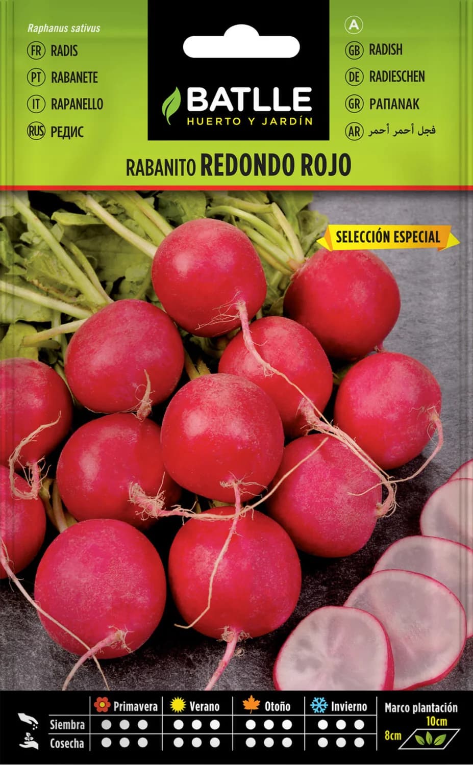 Semillas rabanito red rojo especial