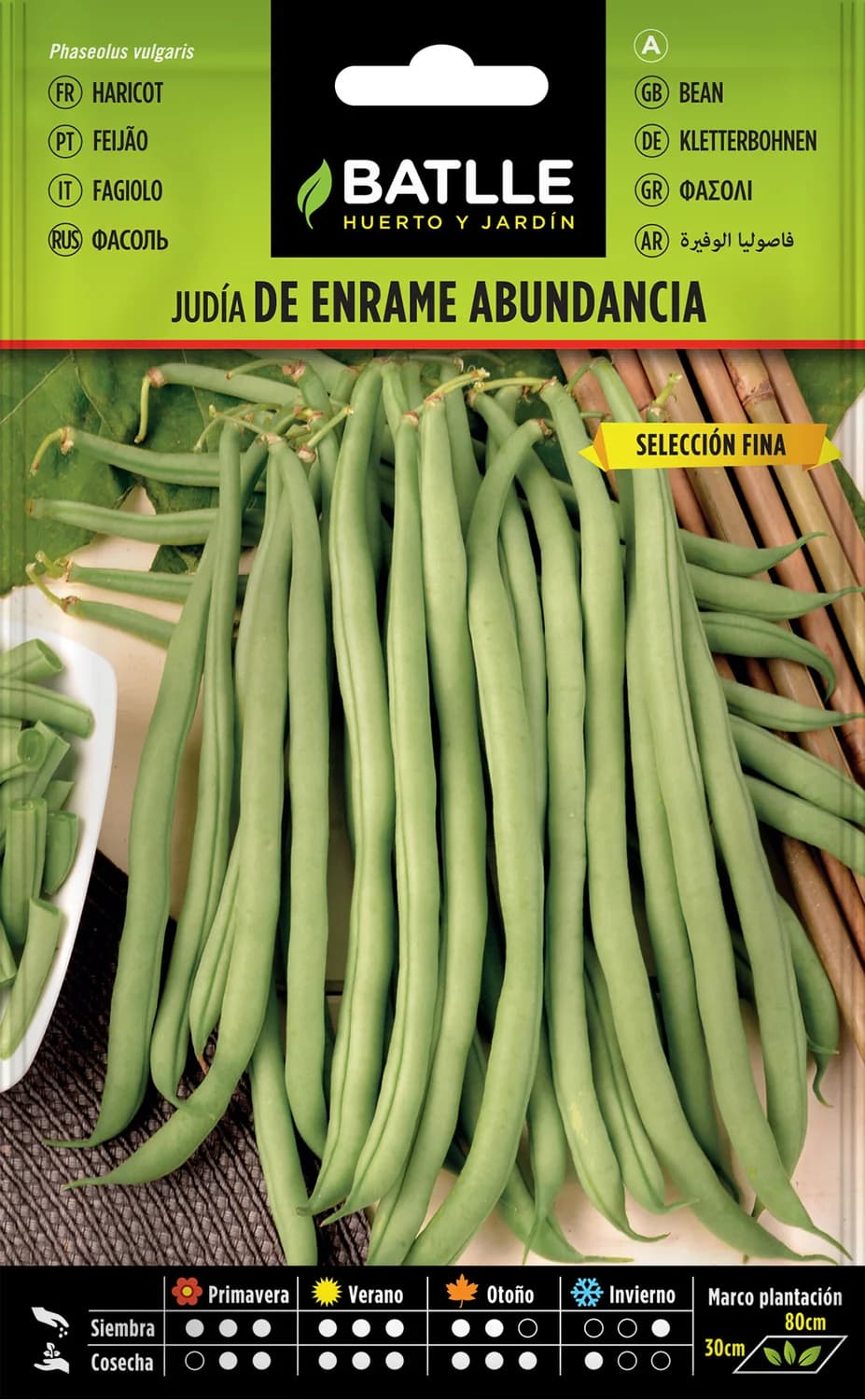 Semillas judía abundancia fina Selc. Fina
