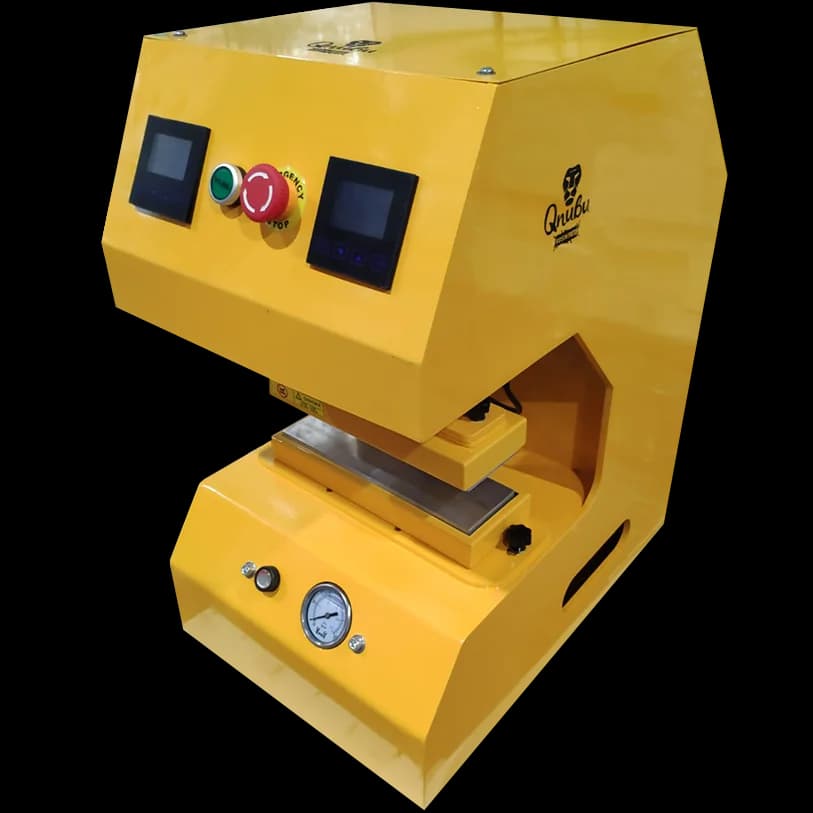 prensa hidráulica automática 20 T Qnubu Auto-Lion con placa 15x20 cm