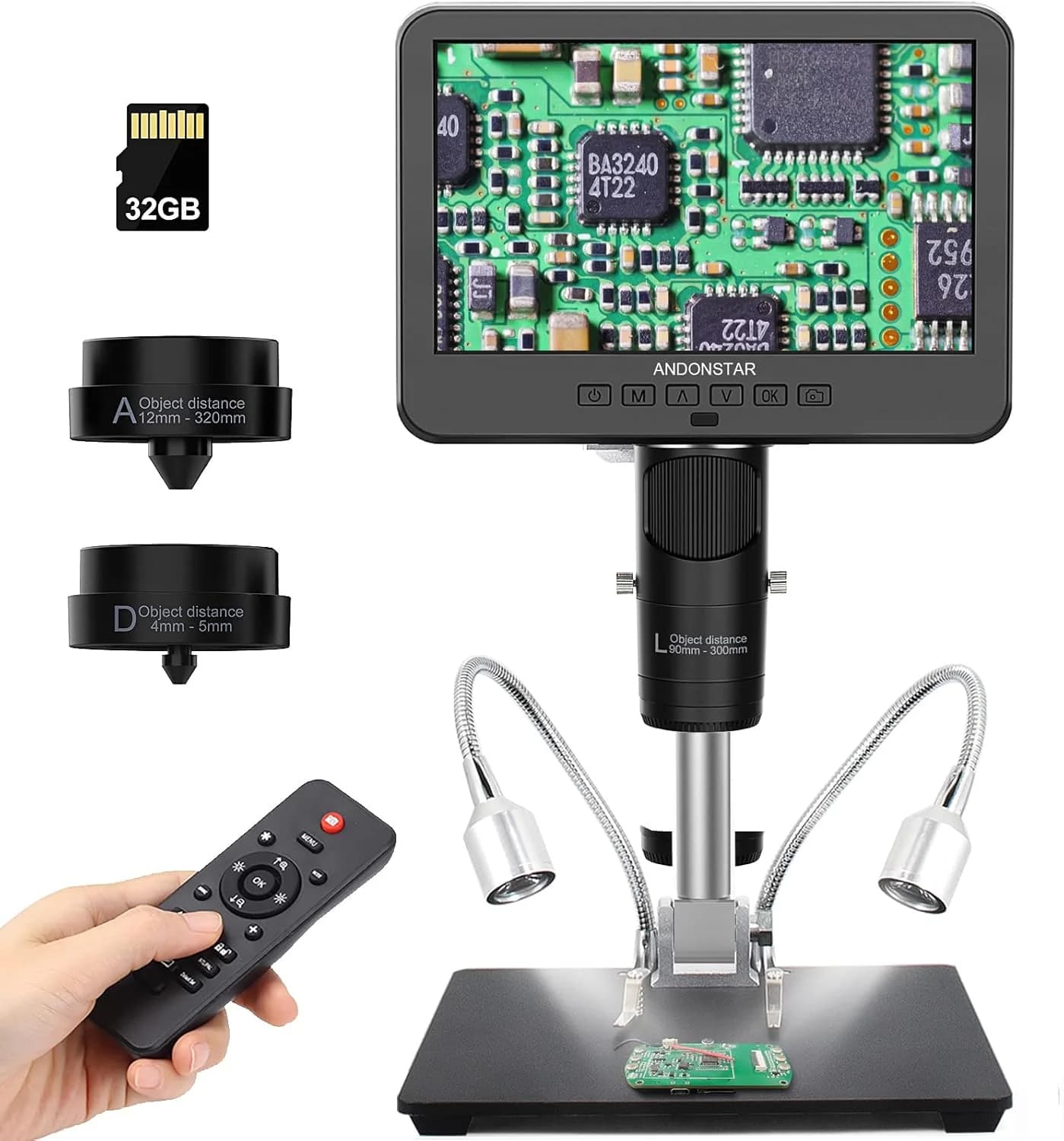 Andonstar AD246S-M microscopio digital HDMI 2000x